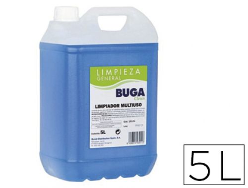 Liquido de limpeza multiusos buga clean garrafa 5 litros , Buga , 79956 , 8436014430113